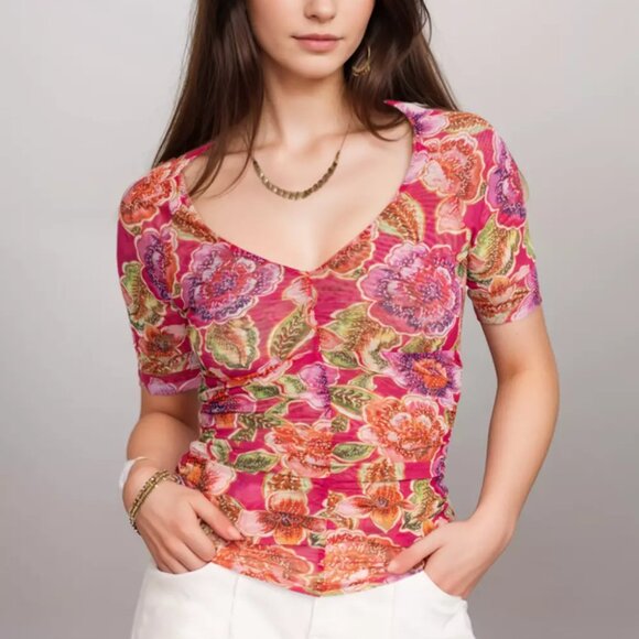 Johnny Was Jade Gloriana Tee Fabiola XS - Picture 1 of 16